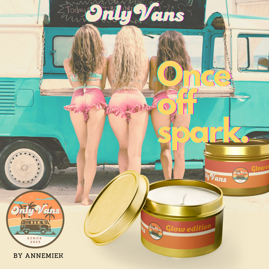 OnlyVans Tin Candles: Vanlife Glow Edition