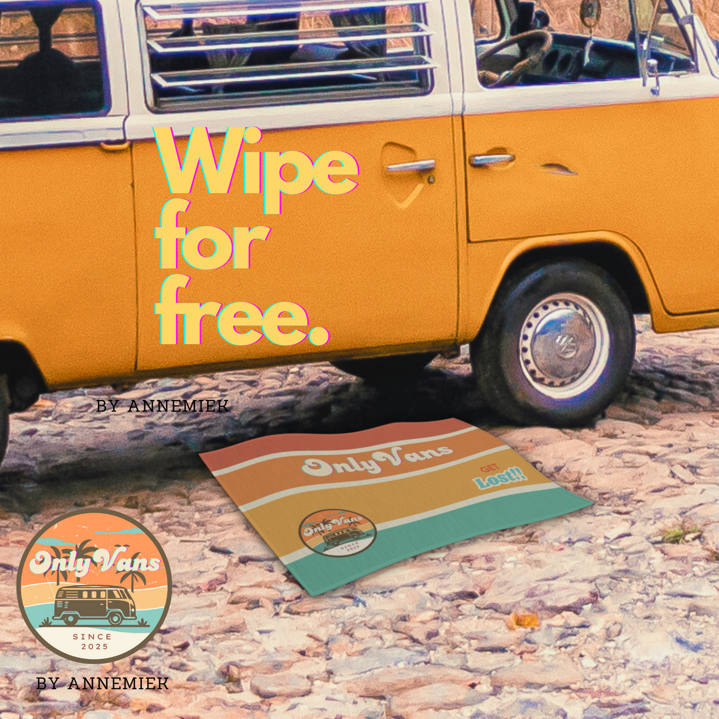 OnlyVans Get Lost Outdoor Rug – Your Sly Van Door Doormat!